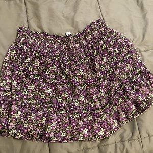 XL floral skirt